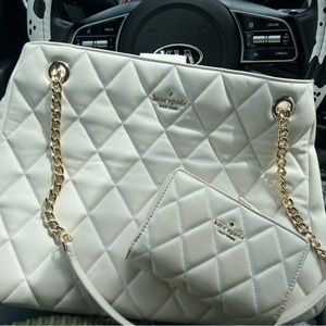 Almost brand new kate spade bag and wallet set